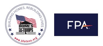 Homes For Our Troops - Fundraising logo